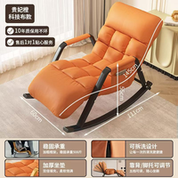 Silla Planeadora giratoria moderna de mediados de siglo 2026, sillón reclinable con otomana para sala de estar