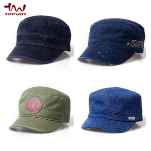 Mũ bóng chày cotton trơn, điều chỉnh được, giá gốc nhà máy, rẻ, dành cho nam, kiểu mũ cadet đỉnh phẳng - Product Image 3