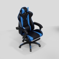 Haute qualité en vente quantité minimale de commande 1 pièce ergonomique tout en cuir jeu bureau chaise de course jeu bon