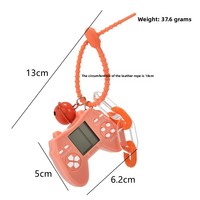 Console de Jeu Portable Rétro Créative Mini Porte-clés en Plastique Mignon et Amusant, Cadeau Idéal pour Étudiants, Pendentif