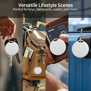 Localizzatore GPS Android Smart Tag per Animali Domestici Compatibile con Google Trova il mio Dispositivo, Antifurto per Chiavi, Bagagli, Zaini e Portafogli - Product Image 3