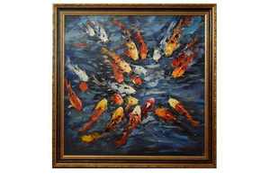 हाथ चित्रित स्वनिर्धारित चित्र सार कैनवास दीवार कला प्रसिद्ध तेल चित्रकला प्रजनन - Product Image 5