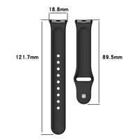 Bracelets en silicone de remplacement adaptés à Huawei Band 11/11 Pro ; Bracelet en silicone à fermoir inversé pour Huawei Band 11