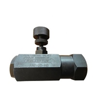 Válvulas de cartucho de control de velocidad hidráulica Válvula de acelerador tubular compensada de presión de