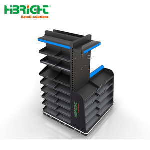 منصة أمامية للكاشير في السوبر ماركت مع أرفف فولاذية ومنصة للترويج والخصومات - Product Image 3