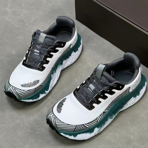 รองเท้าวิ่งลำลองผู้ชายหนังแท้คุณภาพสูงน้ำหนักเบา ดีไซน์ใหม่ ระบายอากาศได้ดีด้วยผ้าตาข่าย  ปี 2025 กำลังเป็นที่นิยม - Product Image 2