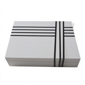 Handcrafted Black White Resin MDF Inlay Modern Luxury Multifunctional Jewelry <b>Box</b> Home Office Storage Keptase Unique Craft - Product Image 2