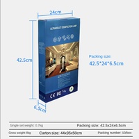 Lampe de stérilisation UVC à ozone pliable à bas prix d'usine, 38W, 110V-220V, télécommande domestique et commerciale, lumière de désinfection