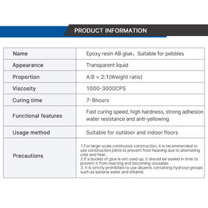 Colla <span class=keywords><strong>Epossidica</strong></span> Resistente agli Shock Termici per Applicazioni su Pavimenti, Eccellente Adesione su Calcestruzzo e <span class=keywords><strong>Piastrelle</strong></span> - Product Image 2