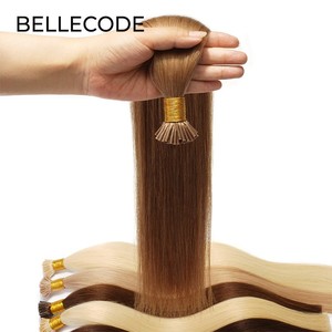 Extensioni per <span class=keywords><strong>capelli</strong></span> con cheratina pre-incollata a doppia punta (I-Tip) da 20, 22, 24, 26, 28 pollici, punta piatta, <span class=keywords><strong>capelli</strong></span> naturali cinesi - Product Image 3
