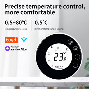Termostatos Inteligentes RKHK <span class=keywords><strong>para</strong></span> Calefacción de Ahorro Energético <span class=keywords><strong>para</strong></span> Uso Doméstico con Función Programable y de Control por Voz, Termostato WiFi Inteligente - Product Image 5
