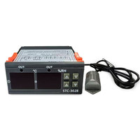Contrôleur numérique de température et d'humidité STC-3028 AC110-220V, interrupteur double usage pour l'incubation et la régulation de l'élevage de poulets