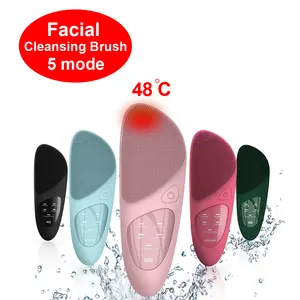 OEM Hot Products Custom Women Beauty Tools Ultrasonic Skin Care Face Sonic Electric Silicone Facial Cleansing Brush