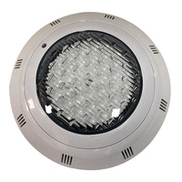 Projecteurs LED étanches IP68 12V 24W pour piscine, montage mural sous-marin, diamètre 295 mm, type plastique pour piscines