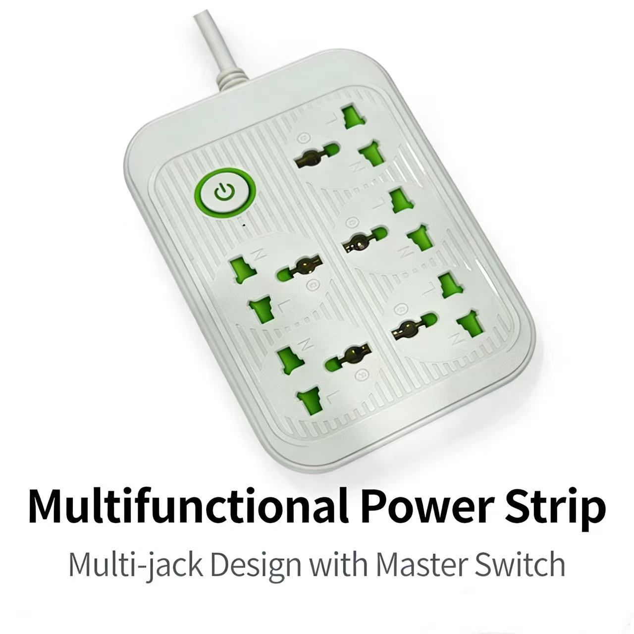 Foreign Trade Universal Outlet With Switch 5Way Wall Socket Power Extender Wall Multi Plug · image 5