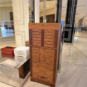 Armoire à <span class=keywords><strong>bijoux</strong></span> de style italien en MDF + bois massif, éclairage de luxe, design moderne, meubles de maison, salon, <span class=keywords><strong>miroir</strong></span> d'art personnalisé - Product Image 2