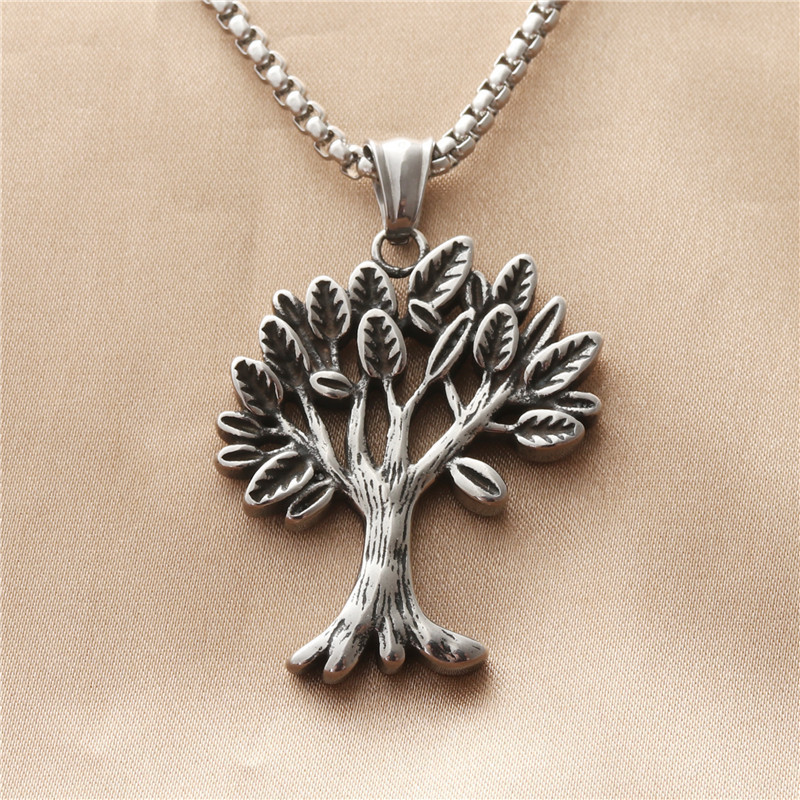 Silver pendant with a 3.0*60cm square pearl chain