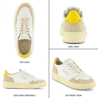 Sneakers basses personnalisées MS, baskets épaisses en cuir blanc et or rose, chaussures décontractées de créateur pour hommes et femmes, logo OEM, marque