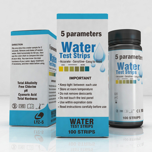 <strong>Home</strong> 5 Parameters Water <strong>test</strong> <strong>Kit</strong> Water <strong>test</strong> Strips - Product Image 1