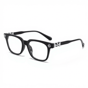 Occhiali Ottici Classici Europei e Americani con Montatura Quadrata, Anti-Luce Blu, Eleganti, con Effetto Snellente, per Viaggi e Uso Quotidiano - Product Image 4