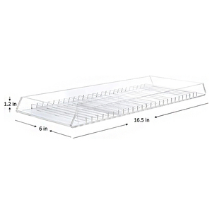 Tùy chỉnh rõ ràng Acrylic DVD hiển thị lưu trữ chủ Acrylic đĩa nhỏ gọn tổ chức giữ 25 tiêu chuẩn CD - Product Image 4