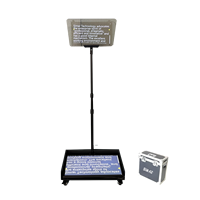 Teleprompter de 22 Pulgadas con Pantalla de Espejo Abatible, Directo de Fábrica, para Conferencias Presidenciales y Discursos Públicos