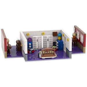MOC1438 FNAF Midnight Bear <span class=keywords><strong>4</strong></span> habitaciones sin figuras de acción Bloques de construcción Figuras Personaje Ladrillos Juguetes 5 noches en <span class=keywords><strong>Freddy</strong></span> - Product Image 3