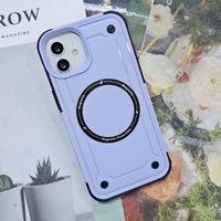 Vkoo-Coque robuste antichoc magnétique pour iPhone 16, 15 Pro Max TPU + PC, accessoires pour iPhone 14, 13, 12, 11