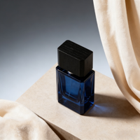 Diffuseur de parfum pour voiture en verre noir dégradé classique, vide, avec bouchon en bois noir personnalisé, pour huiles essentielles et parfums