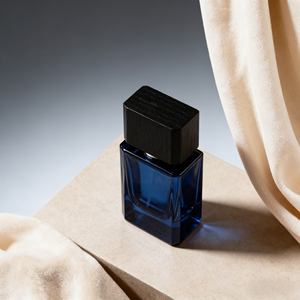 Diffuseur de parfum pour voiture en verre noir dégradé classique, <span class=keywords><strong>vide</strong></span>, avec <span class=keywords><strong>bouchon</strong></span> en bois noir personnalisé, pour huiles essentielles et parfums - Product Image 1