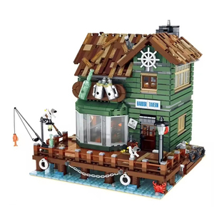 Urge 30108 regalos de Navidad Harbor Tavern modelo 3D rompecabezas pequeñas casas niñas juguetes niños para bloques modelo juguetes de construcción - Product Image 2