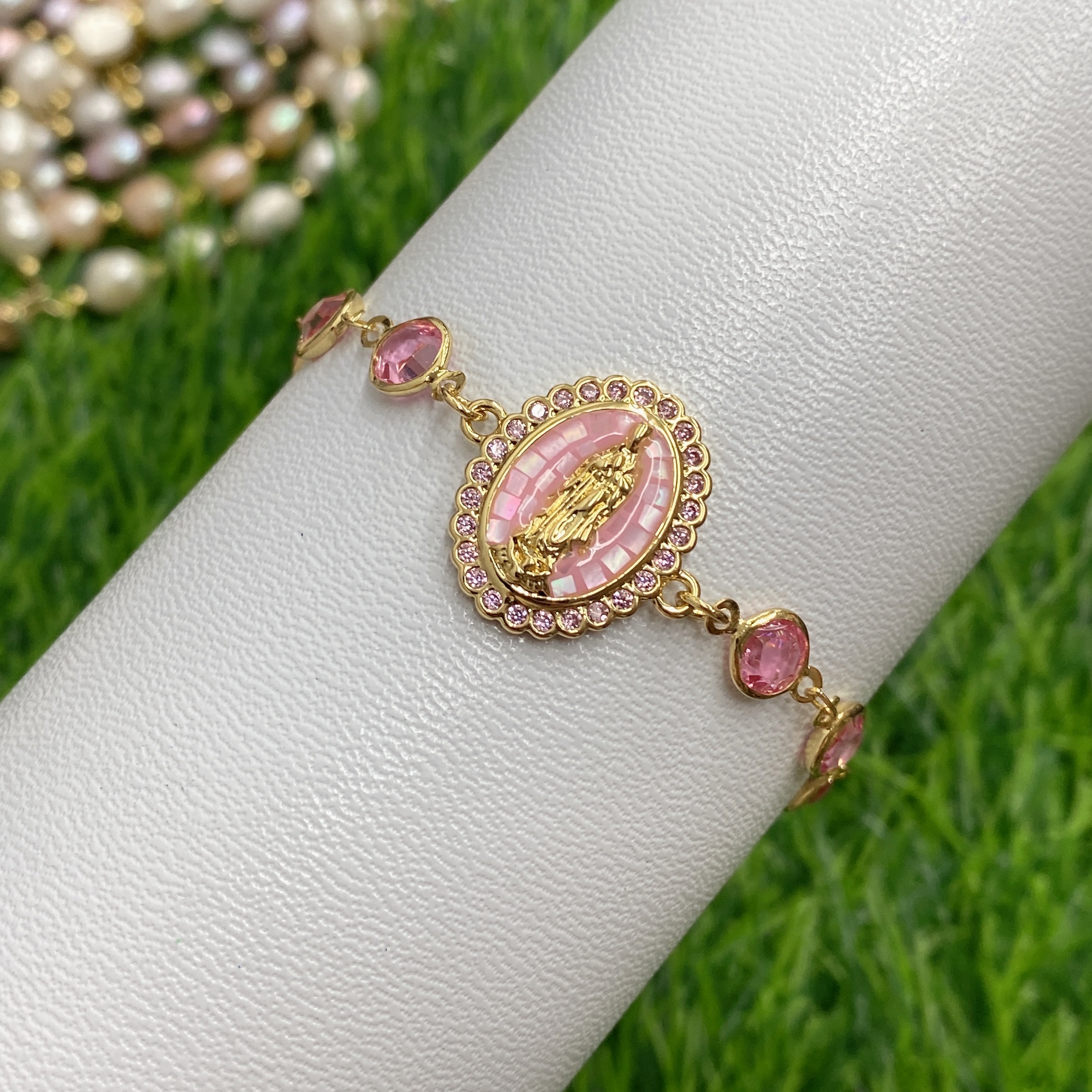 Braccialetto aperto con strass placcato oro bracciale rigido personalizzato in a