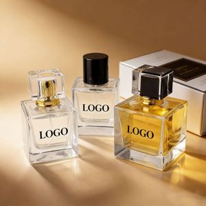 Custom Low MOQ High End Glass Perfume <b>Bottles</b> Multiple Sizes 30ml50ml100ml Stock Refillable <b>Spray</b> <b>Empty</b> for Beauty Brands - Product Image 2