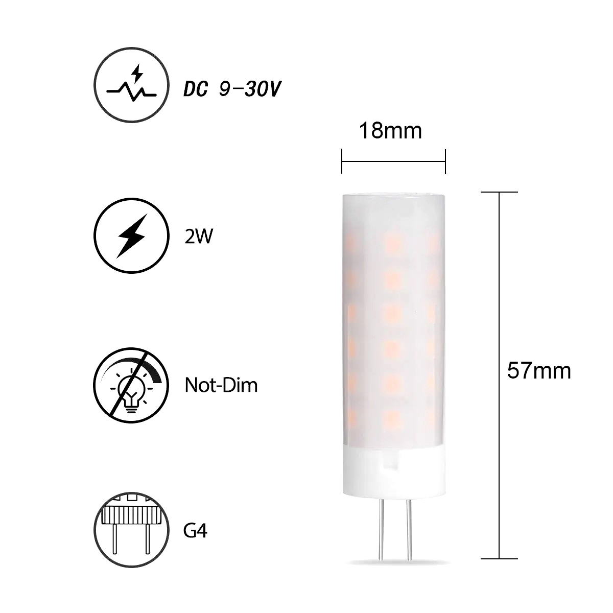 Newest LED Flame Effect Light G4 2835 SMD 36leds AC DC 12V Ceramic Simulation Fire Flicker Led Lamp Corn Bulb Night Light