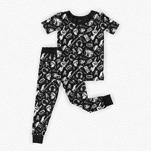 Set Pigiama in Bambù per Bambini, Manica Corta, Stampa Cartoon Trendy, 2 Pezzi - Product Image 6