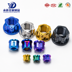 <span class=keywords><strong>Grande</strong></span> Vente : Écrou Hexagonal Décoratif en Alliage de Titane TC4 pour Axe Arrière de Vélo et Moto – Haute Qualité M5 M6 M8 M10 - Product Image 1