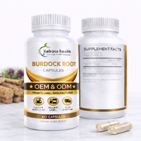 Extrait de racine de bardane en poudre, multivitamines, algues marines biologiques, fucus vésiculeux, capsules de racine de bardane, complément alimentaire