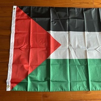 Drapeau de la Palestine décoré 3x2 Free Gaza Palestinian Freedom 3x5 Flag National Flag