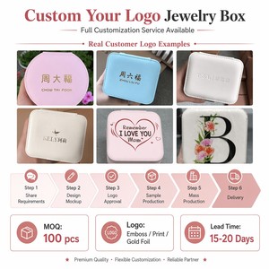 New Product Hot Sell New <strong>Jewelry</strong> Boxes PU Leather <strong>Jewelry</strong> Box <strong>Travel</strong> Bangle Ring <strong>case</strong> With Zipper - Product Image 4
