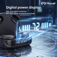 Écouteurs sans fil à oreille ouverte Miccell en gros, casques supra-auriculaires BT6.0, écouteurs OWS, écouteurs sans fil Hi-Fi pour le sport et l'extérieur