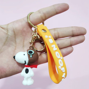 Porte-clés en PVC de poupée <span class=keywords><strong>Snoo</strong></span> de dessin animé de vente chaude et ornement de poupée Charlie: pendentif de voiture, petit cadeau de couple d'humeur féminine - Product Image 5