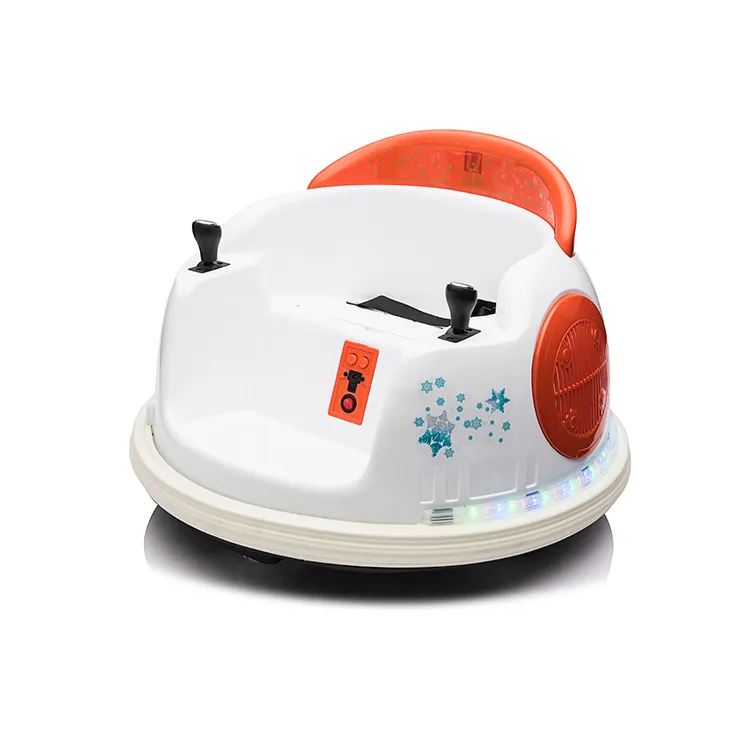 Bebek hediye 360 derece rotasyon salıncak tampon araba çocuklar pil kumandalı elektrikli araba çocuk binilen oyuncaklar sallanan tampon araba