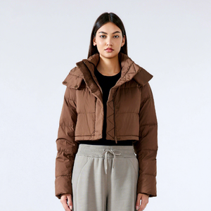 Chaqueta Acolchada de Mujer de Primera Calidad, Desmontable, con Capucha, Cortavientos, Impermeable, de Algodón, Reversible, con Bolsillos con Cremallera y Cierre de Doble Capa - Product Image 3