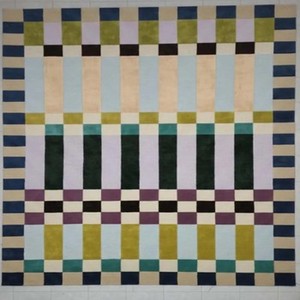 Modern Geometric Area Rug Color Block Checkered Pattern Handtufted Living Room Carpet Soft Contemporary Abstract <b>Floor</b> Decor Rug - Product Image 5