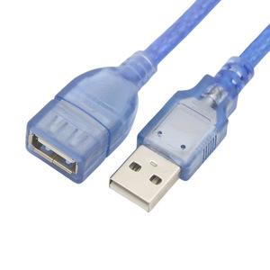 สายต่อขยาย USB 2.0 แบบตัวผู้ต่อตัวเมีย ขายตรงจากโรงงาน, สายต่อขยายแบบ AM ต่อ AF, ตัวผู้และตัวเมีย, สีฟ้าใสบริสุทธิ์ - Product Image 2