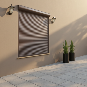 Volets roulants modernes en alliage d'<span class=keywords><strong>aluminium</strong></span> électriques pour usage intérieur hôtelier, écologiques, durables, faciles à nettoyer, ouverture verticale pour fenêtres - Product Image 5