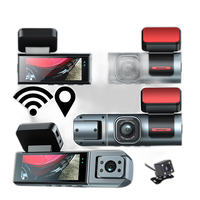 Grosir 3.16 inci layar IPS lensa ganda kamera dasbor 1080p kamera depan belakang Full HD mobil baru DVR WiFi perekam Video kotak hitam
