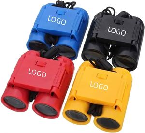 Jumelles jouets à grossissement 3x, télescope en plastique, matériau ABS, jumelles pliables, diamètre de l'objectif 30 mm, télescope - Product Image 1