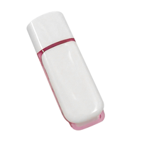 Unidad Flash USB de Plástico de 32 GB USB 3.0 Compatible con Windows/Mac con Tapa Antipérdida Blanca