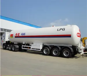 Semirremolque de tanque de Gas LPG Bowser, 60000 litros